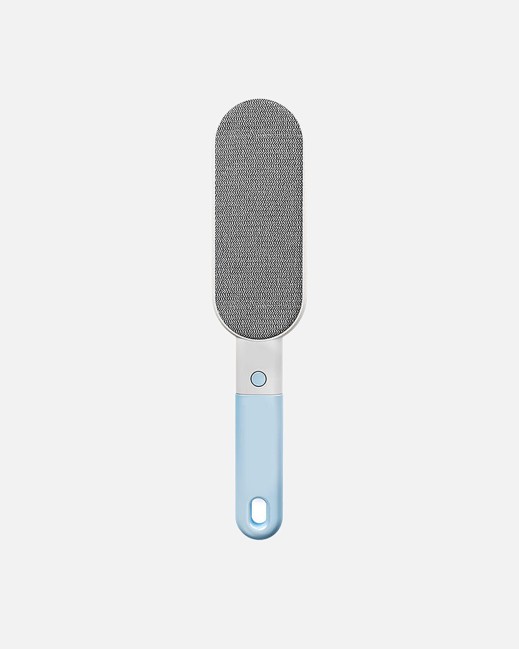 Double-sided pet hair brush in blue