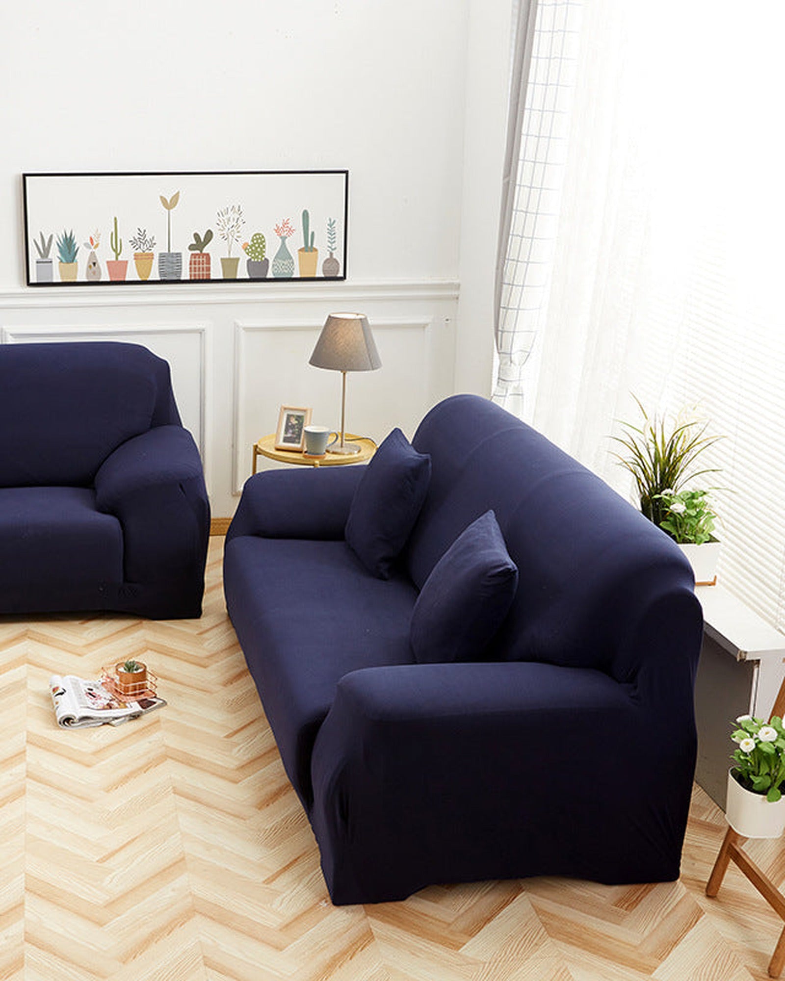 Stretch Sofa Slipcover - Dual-Sided Furniture Protector